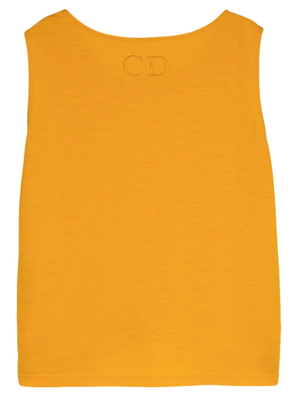 Affordable Women Versace top logo-embroidered tank 0718